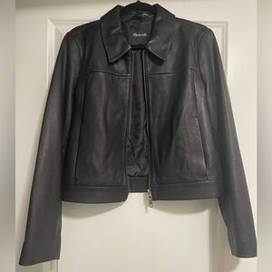 Madewell Black Leather Jacket